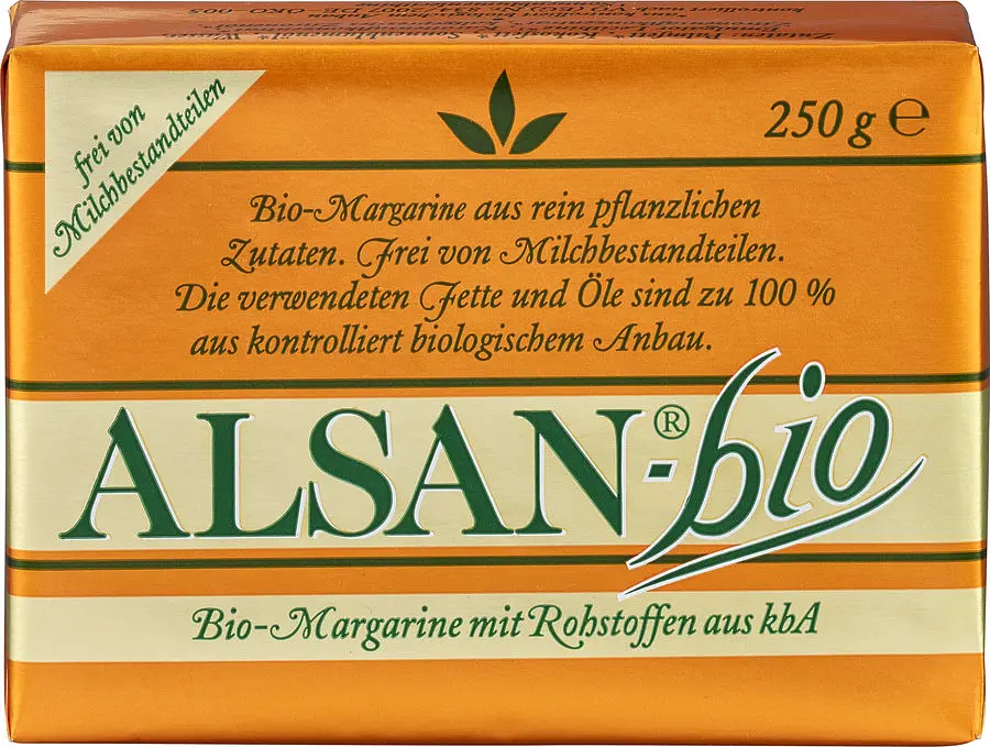 ALSAN Vegane Alternative zu Butter Bio