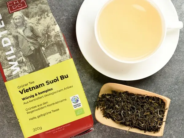 Cha Dô Grüntee Vietnam offen Bio