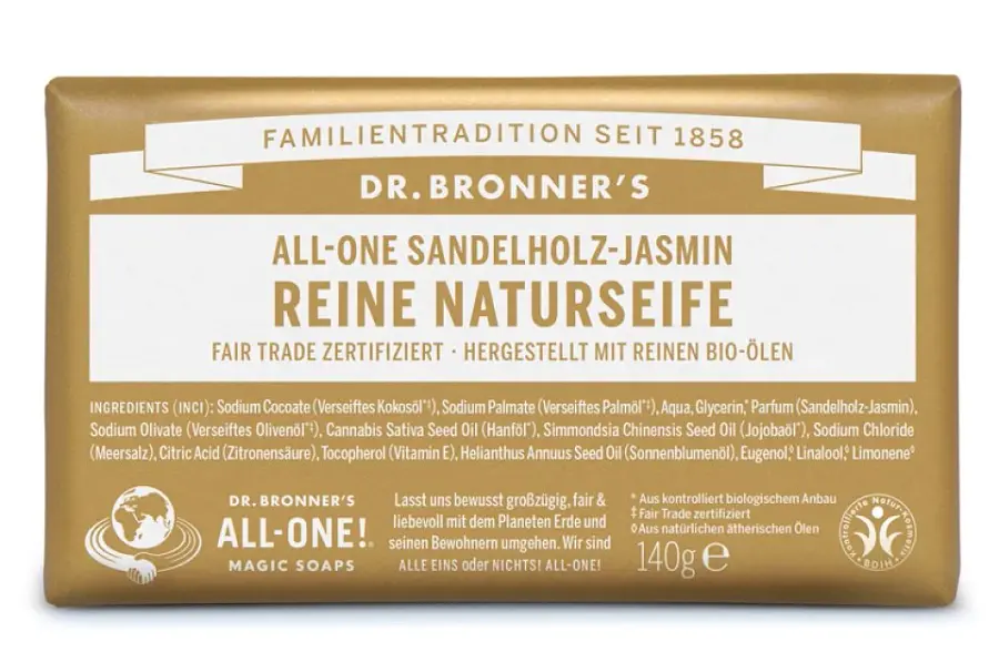 Dr. Bronners Bar Soap Sandelholz-Jasmin
