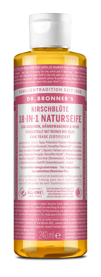 Dr. Bronners Liquid Soap Cherry Blossom
