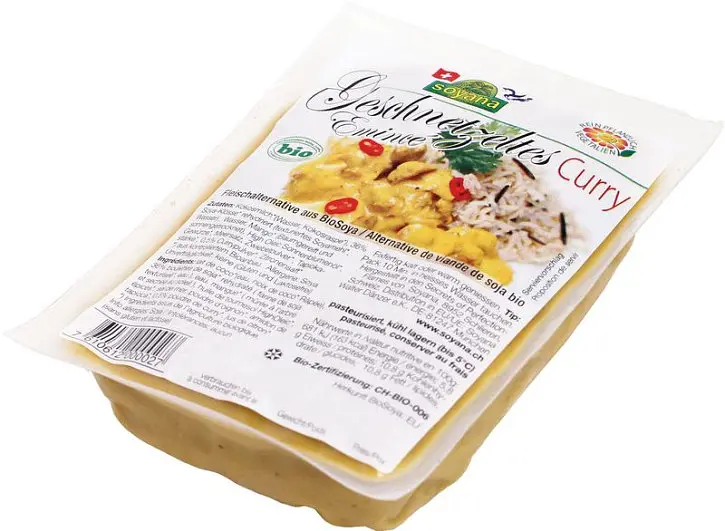 Soya Geschnetzeltes Curry Bio