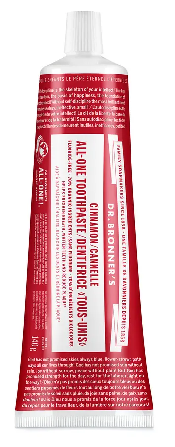 Dr. Bronners Zahnpasta Zimt