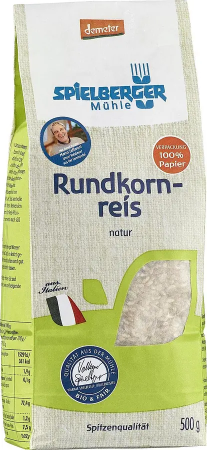 Spielberger Naturreis Rundkorn Demeter
