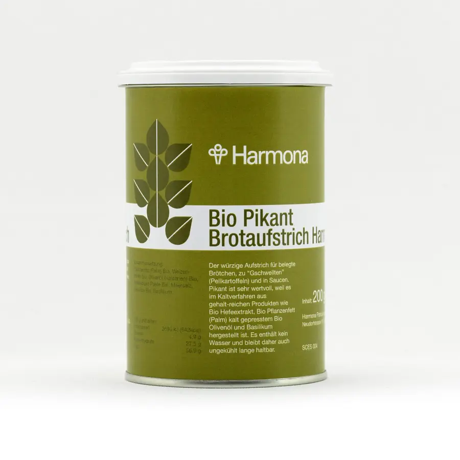Harmona Brotaufstrich Pikant Dose Bio