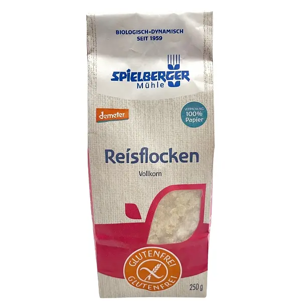 Spielberger Reisflocken Vollkorn Demeter gf