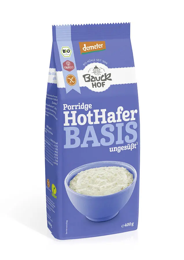 Bauck Hot Hafer Basis ungesüsst Demeter gf