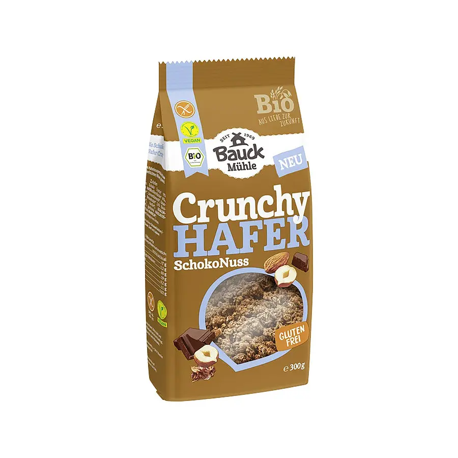 Bauck Crunchy Hafer Schoko-Nuss gf