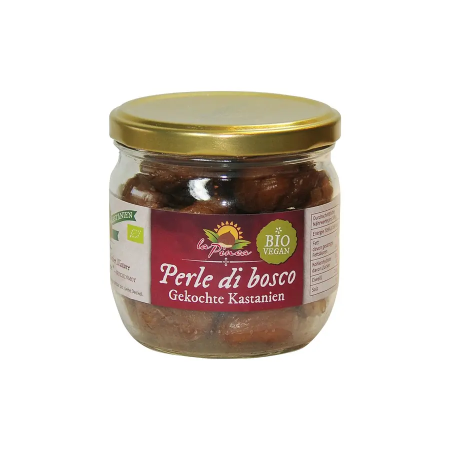 LaPinca Kastanien gekocht Bio vegan gf