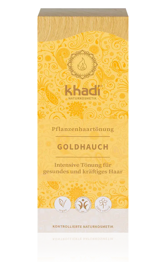 Khadi Pflanzenhaarfarbe Goldhauch