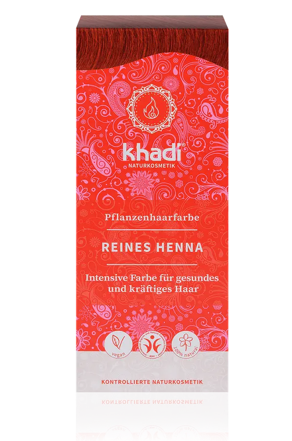 Khadi Pflanzenhaarfarbe Reines Henna