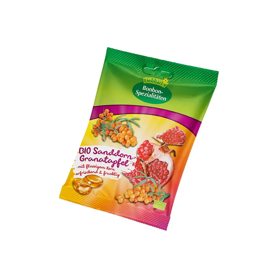 Liebhart's Bonbons Sanddorn-Granatapfel Bio