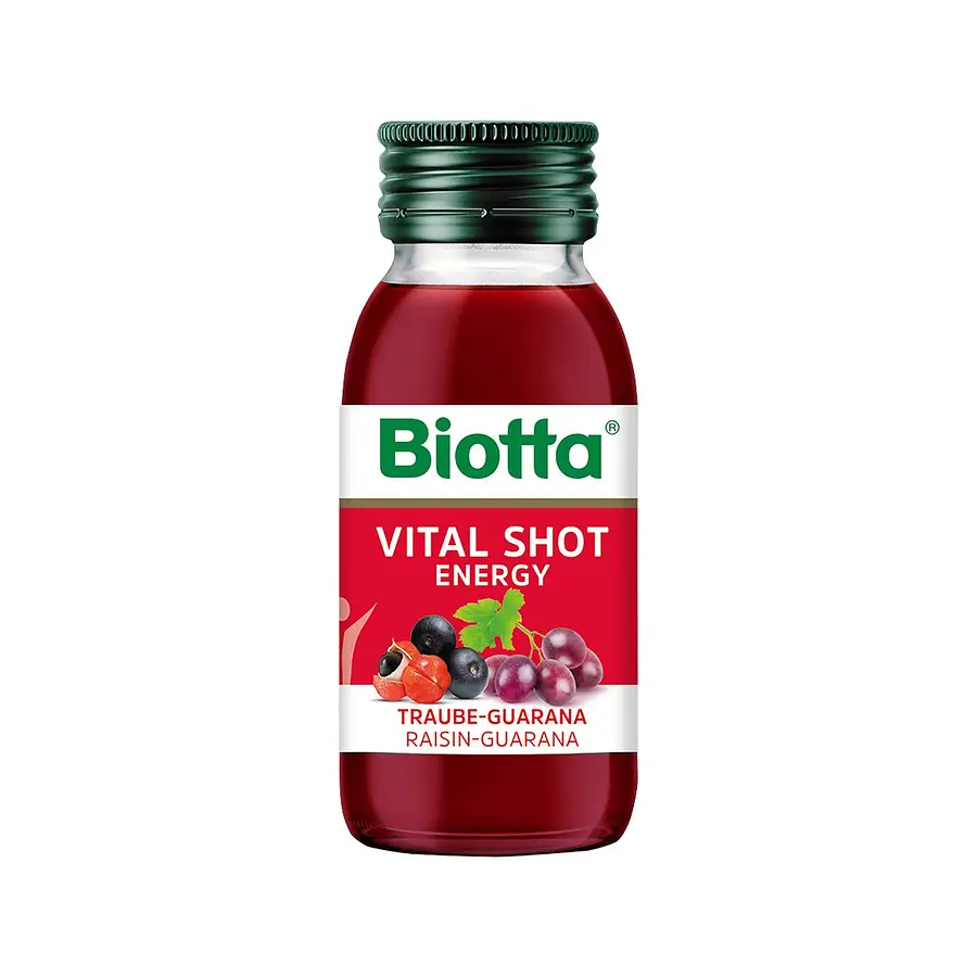 Biotta Vital Shot Energy Traube-Guarana Bio