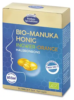 Bonbons Manuka Ingwer-Orange Bio