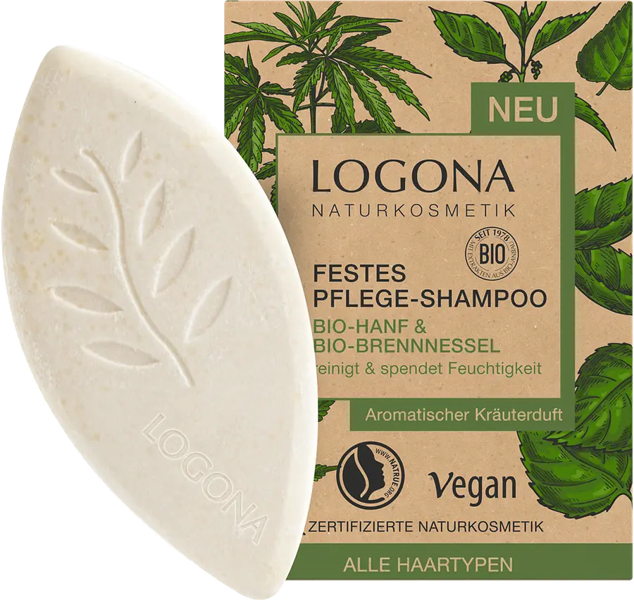Logona Festes Shampoo Bio-Hanf & Bio-Brennnessel