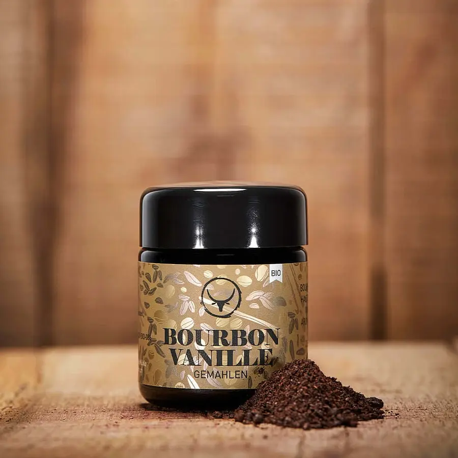 Chalira Bourbon Vanille gemahlen Glas