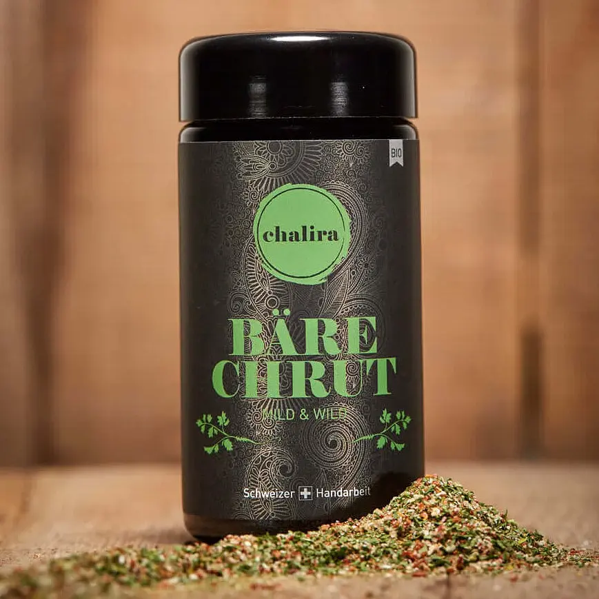 Chalira Bärechrut Kräutersalz Glas