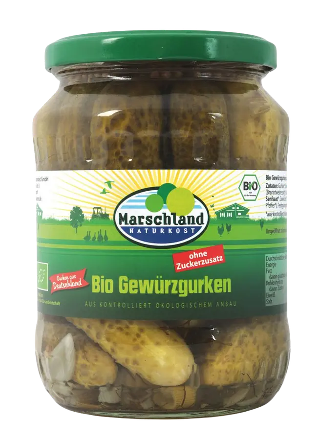 Marschland Gewürzgurken Bio