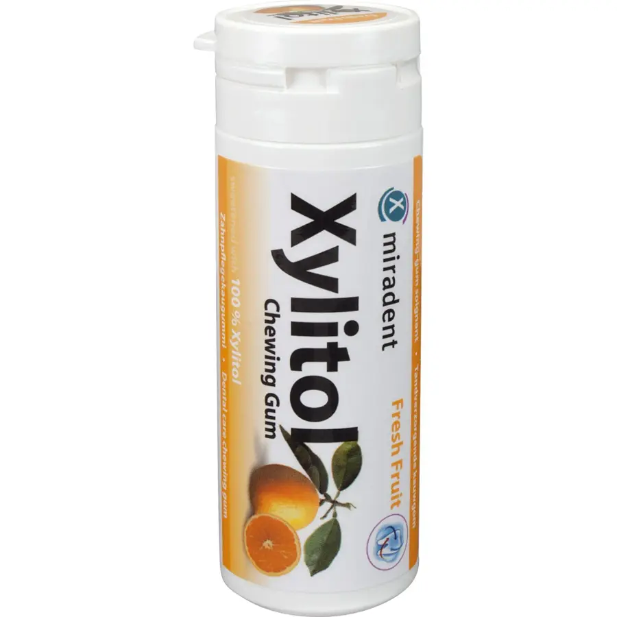 Miradent Xylitol Kaugummi Frucht
