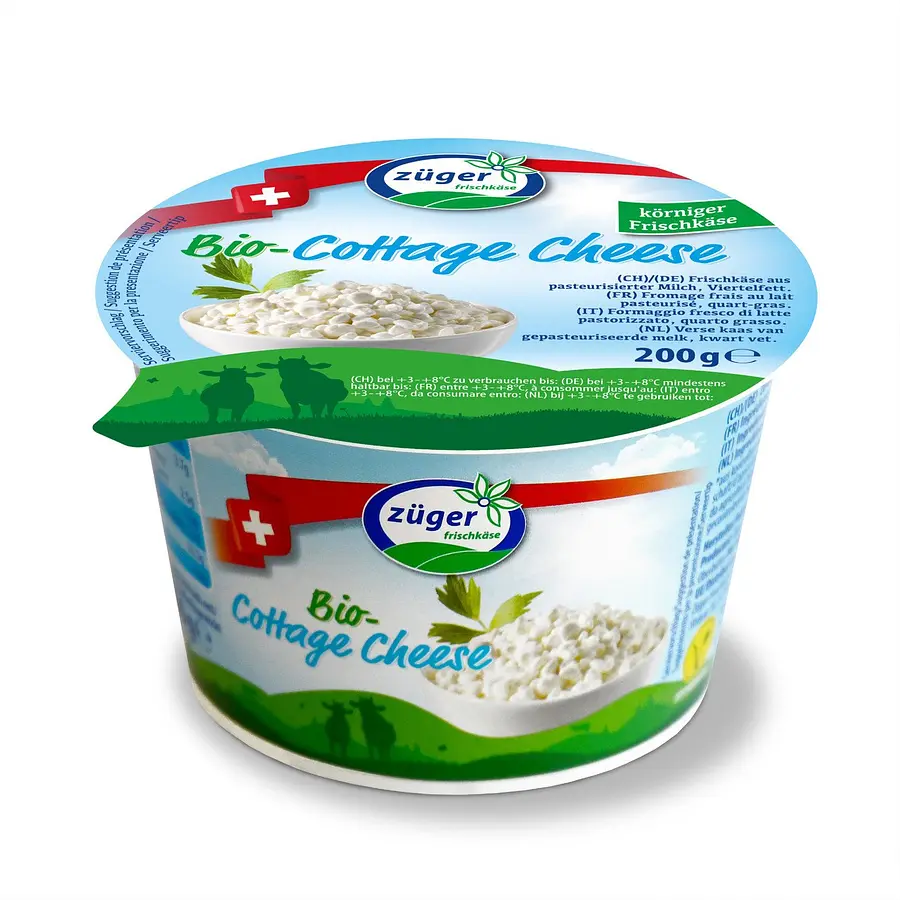 Züger Hüttenkäse Cottage Cheese Bio