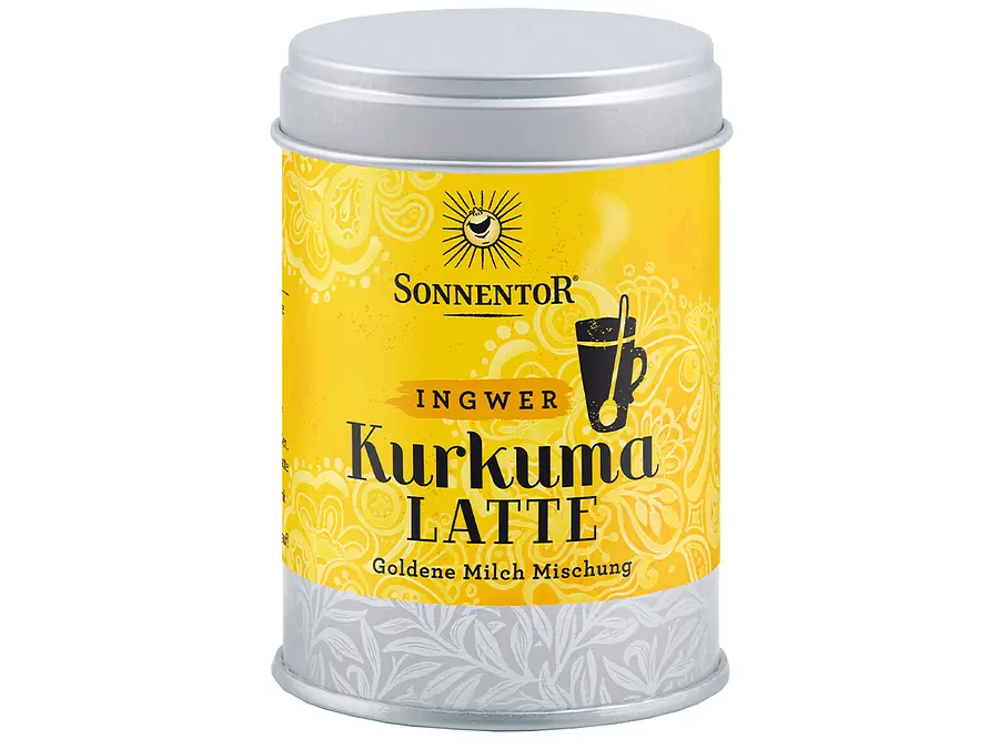 Sonnentor Latte Kurkuma Ingwer Dose Bio