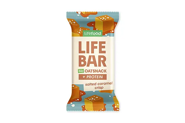 Lifefood Oat Snack Protein Salted Caramel vegan glutenfrei