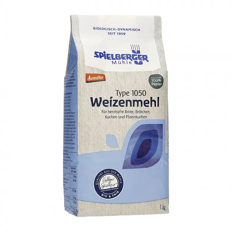 Mehl Weizen ruch Type 1050 Demeter