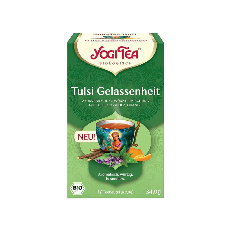 Yogi Tee Tulsi Gelassenheit Teebeutel Bio