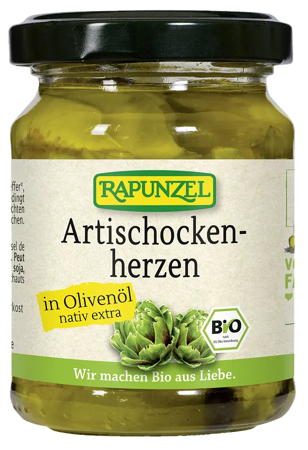 Rapunzel Artischockenherzen in Olivenöl Bio