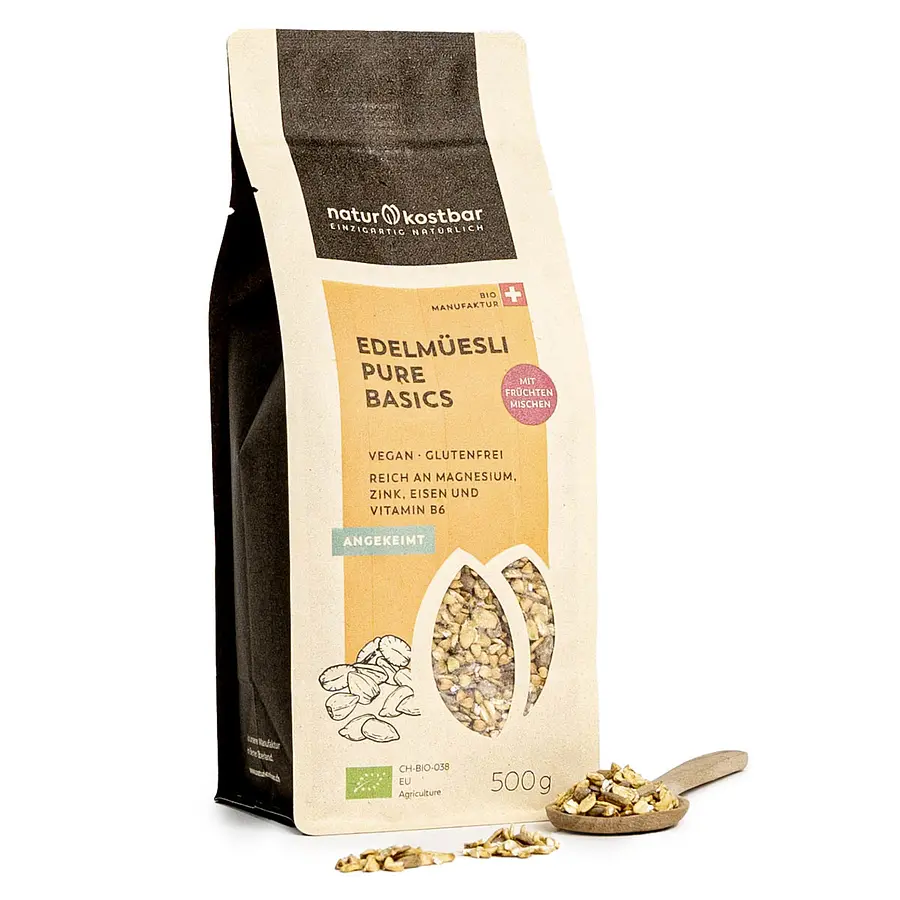 Naturkostbar Basismüesli 3-Korn angekeimt Bio