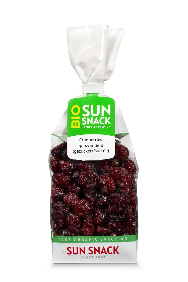 SunSnack Cranberries ganz gez. Bio