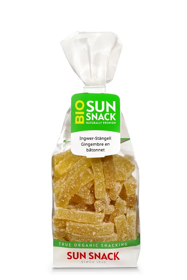 SunSnack Ingwer-Stängeli Bio