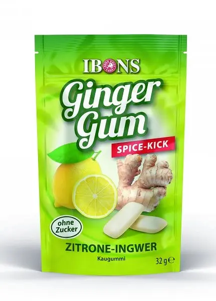 Piniol Ibons Ingwer Kaugummi