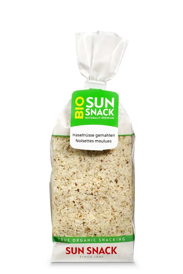 SunSnack Haselnüsse gemahlen Bio