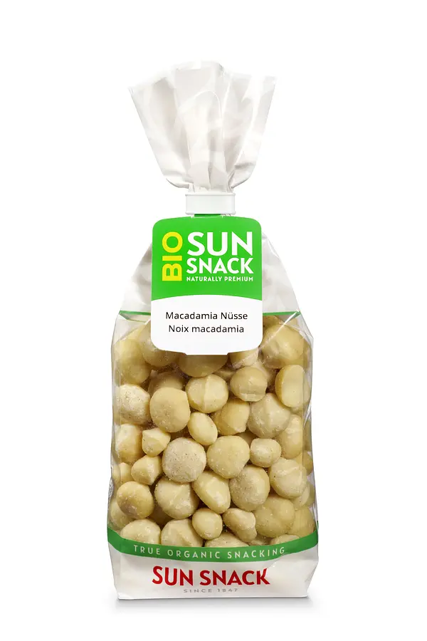 SunSnack Macadamia- Nüsse Bio