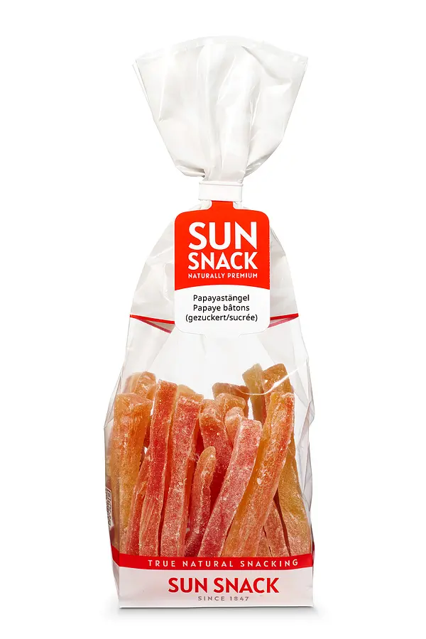SunSnack Papayastängel 200g