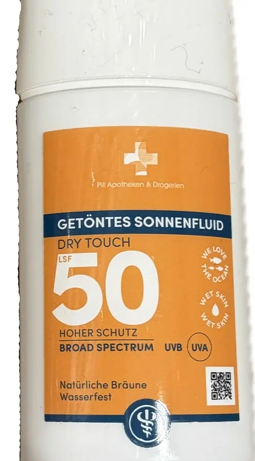 Pill Kosmetik - Sonnenfluid Dry Touch getönt LSF50+