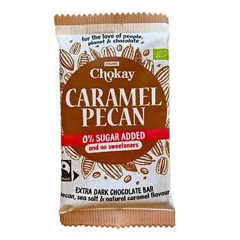 Chokay Schokolade ZB 75% Caramel Pecan Seasalt