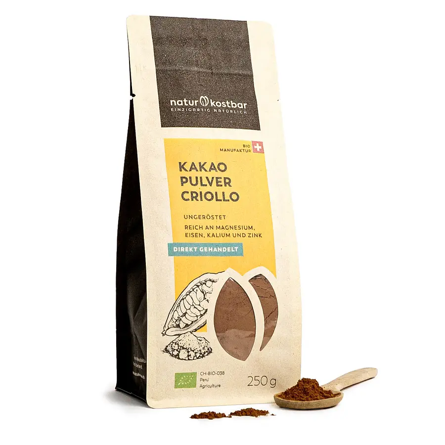 Naturkostbar Kakaopulver Criollo Bio vegan