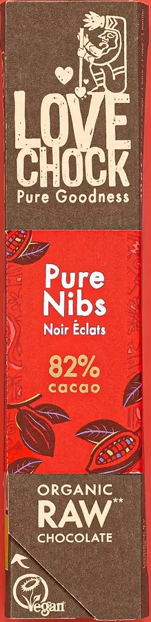 Riegel Raw Pur 80% Kakaonibs Bio