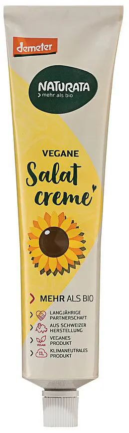 Vegane Alternative zu Mayonnaise Salatcreme Demeter