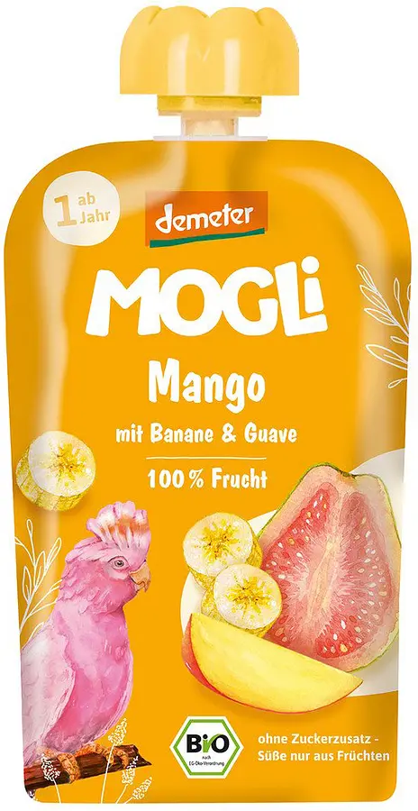 Mogli Quetschi Banane Mango Guave Demeter