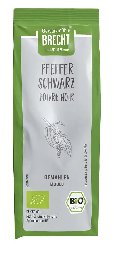 Pfeffer schwarz gemahlen NFP Bio