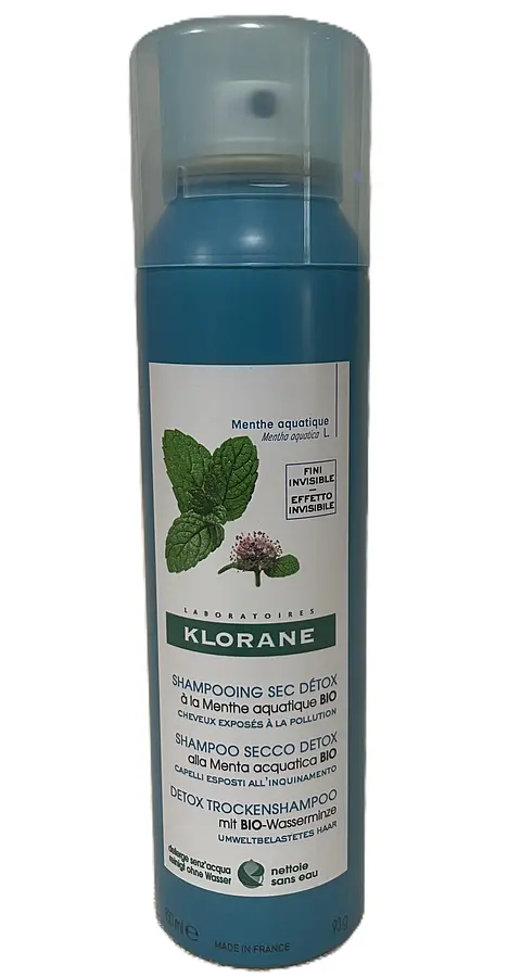 Klorane Trockenshampoo Detox mit Bio-Wasserminze