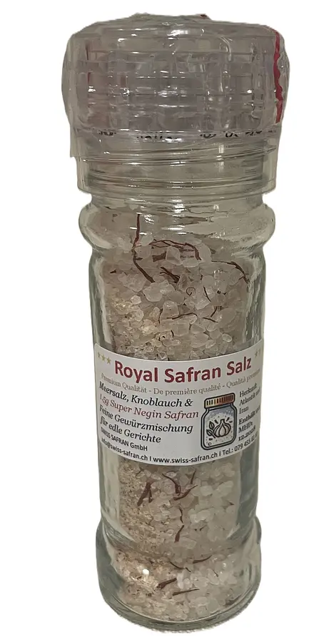 Swiss Safran Royal Gewürz Meersalz/ Knoblauch