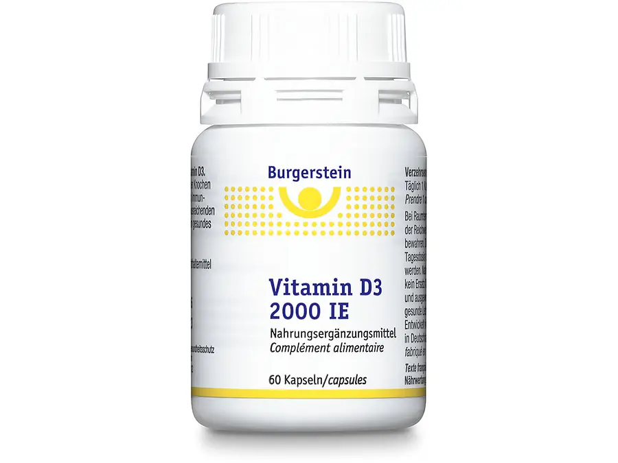 Burgerstein Vitamin D3 2000IE 60 Kapseln
