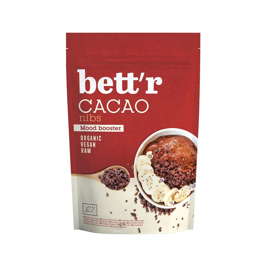 Bett'r Kakaonibs roh Bio