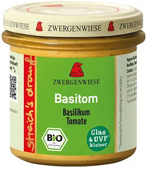 Zwergenwiese Aufstrich Basitom Bio vegan gf
