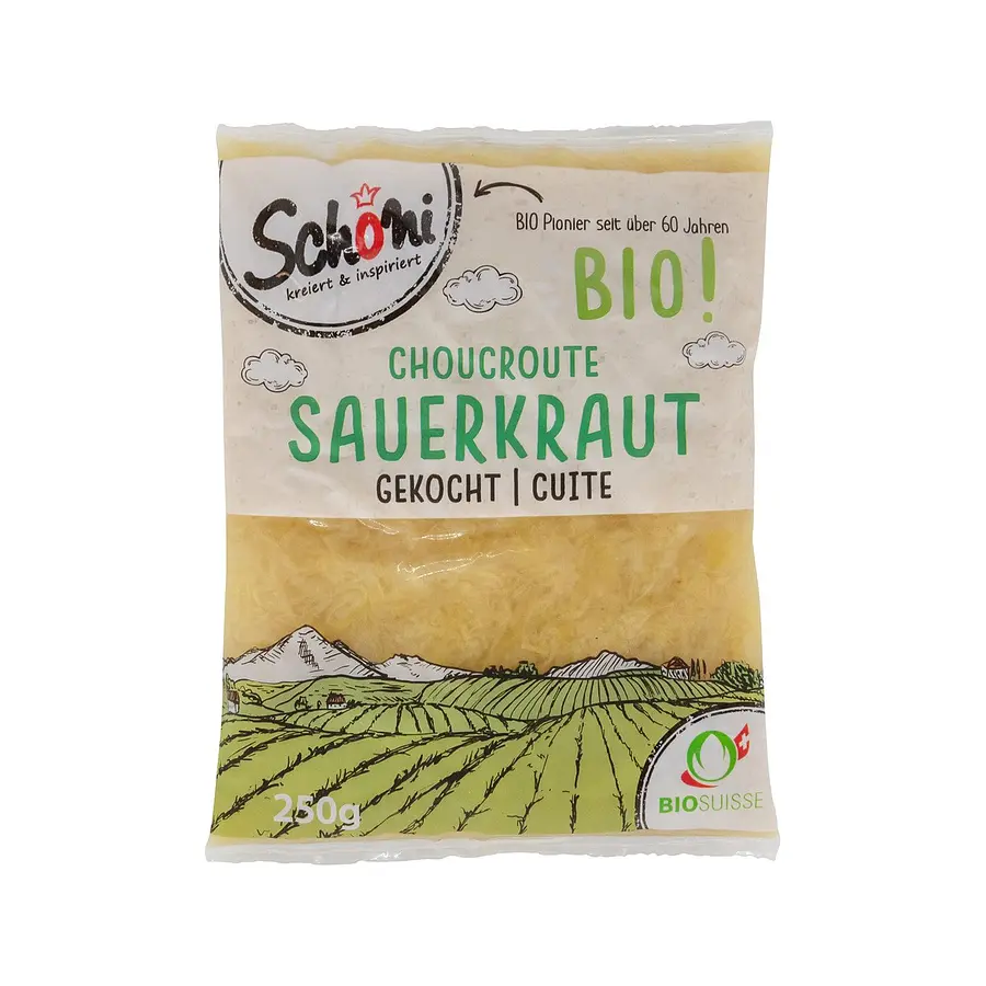 Schöni Sauerkraut gekocht CHBioK