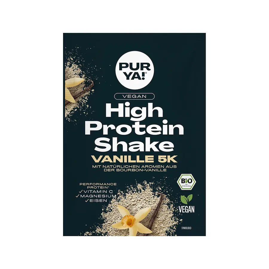 Purya High Protein Shake Vanille 5K 30g Bio vegan