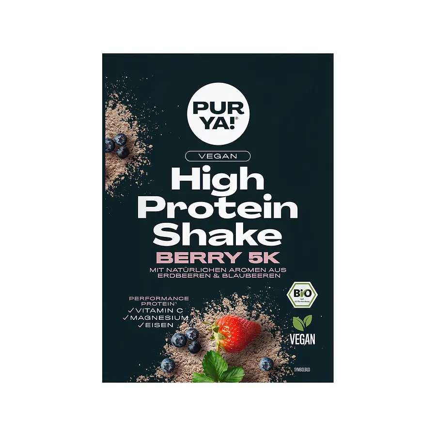Purya High Protein Shake Berry 5K 30g Bio vegan